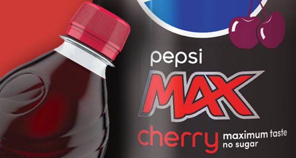 Pepsi Max cherry flavour