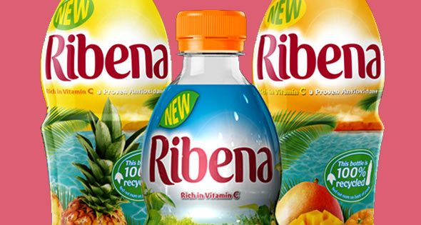 Bottles of Ribena Tropical