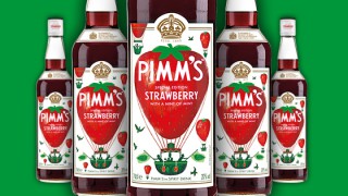 Bottles of Pimm's Strawberry with a Hint of Mint