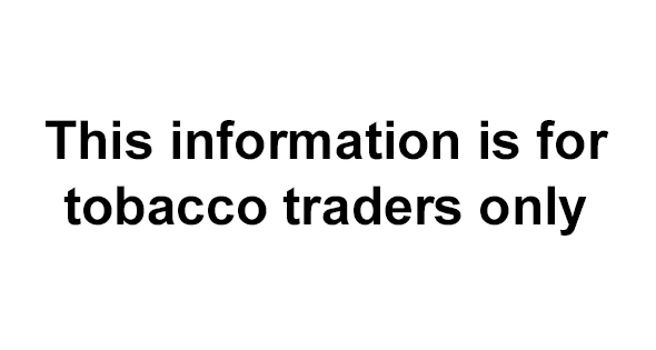 This information is for tobacco traders only