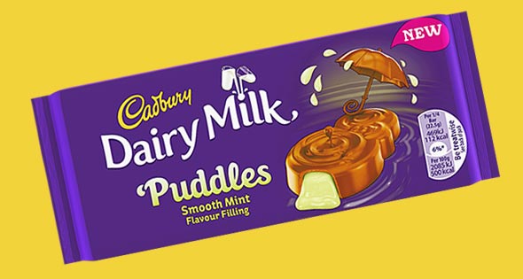 Bar of Dairy Milk Puddles