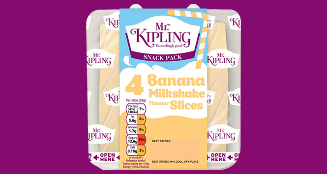 Mr Kipling milkshake slice