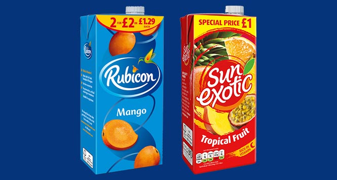 Packs of Rubicon and Sun Exotic