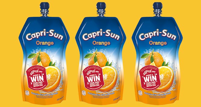 Capri-Sun orange pouch