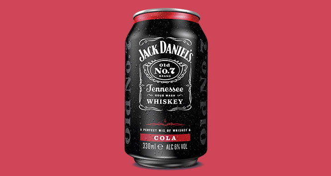 Jack Daniels Whiskey and Cola