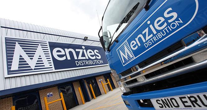 Menzies Distribution lorry