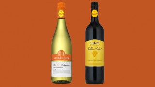 Wolf Blass Yellow Label and Lindermans Bin 65 wines