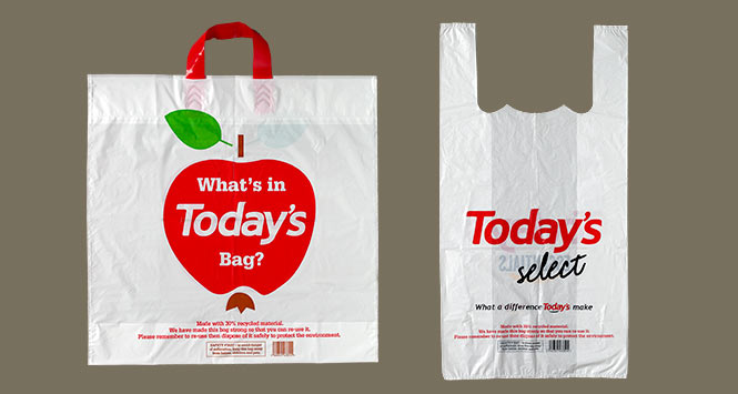 Today's branded carrier bags