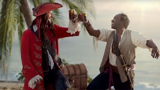 Still from Captain Morgan TV ad