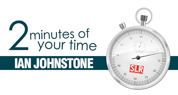 2 minutes of your time: Ian Johnstone