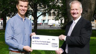 Scotmid £4,000 cheque presented to DEC