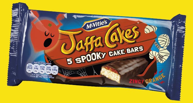 Jaffa Cakes spooky bars