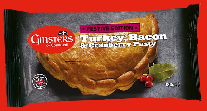 Ginsters Festive Pasty