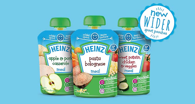 Heinz baby food pouches