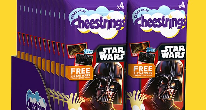 Star Wars' branded packs of Cheestrings