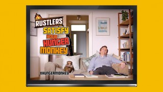 Satisfy your hunger monkey TV ad