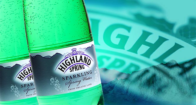 Bottle of Highland Spring