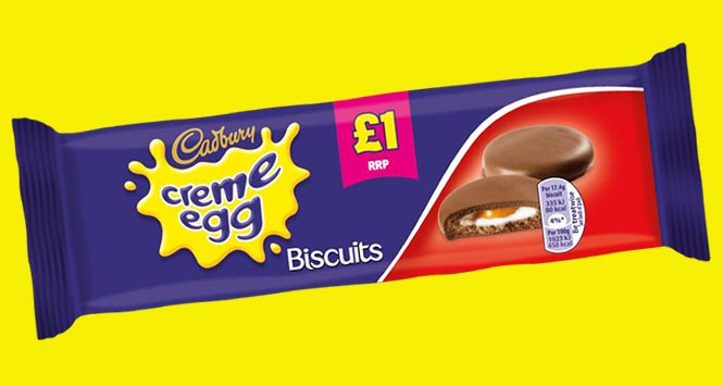 Creme Egg Biscuits £1 pricemarked pack