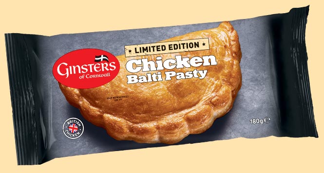 Ginsters Chicken Balti Pasty