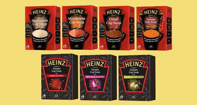 Heinz Cup Soup range