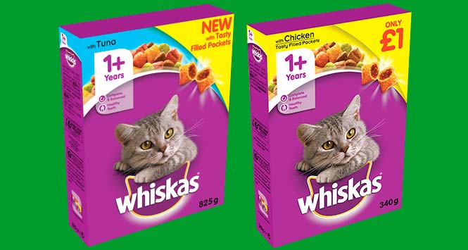 New Whiskas packs