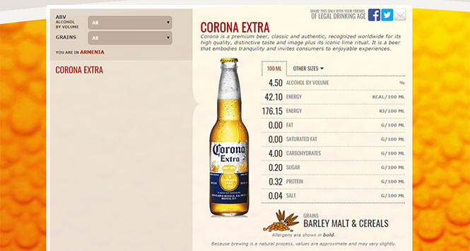 Corona lager