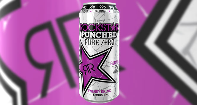 Rockstar Punched Guava Pure Zero can