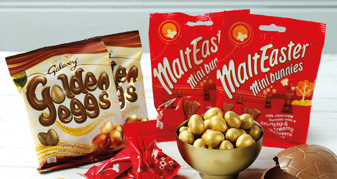 Galaxy Golden Eggs and MaltEaster mini bunnies