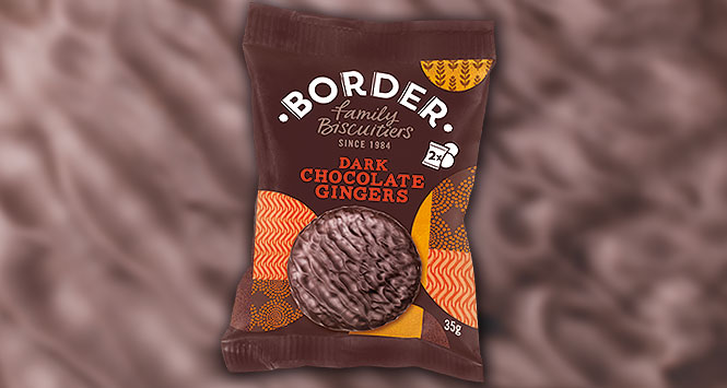 Border Biscuits' Dark Chocolate Ginger Mini Pack