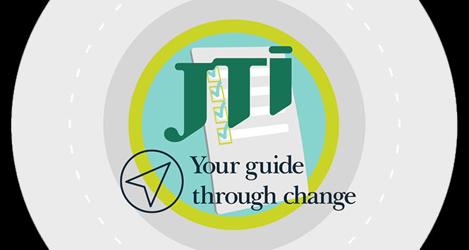 JTI's Your Guide Through Change logo