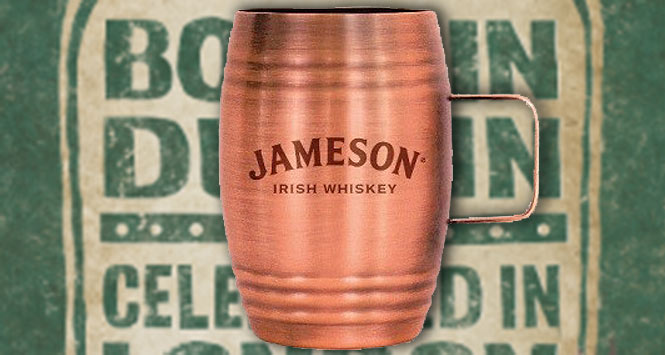 Jameson copper mug