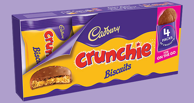 Cadbury Crunchie biscuits