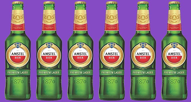 Bottles of Amstel