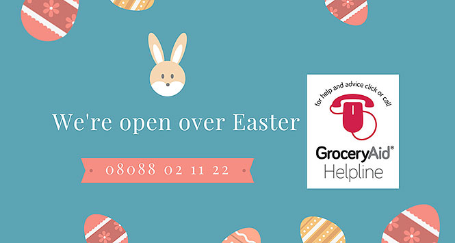 GroceryAid Helpline open over Easter