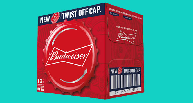 Case of Budweiser Twist-Offs