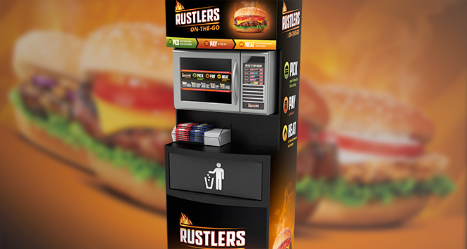 Rustlers Hot Food to Go unit