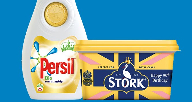 Persil and Stork Royal limited edition packs