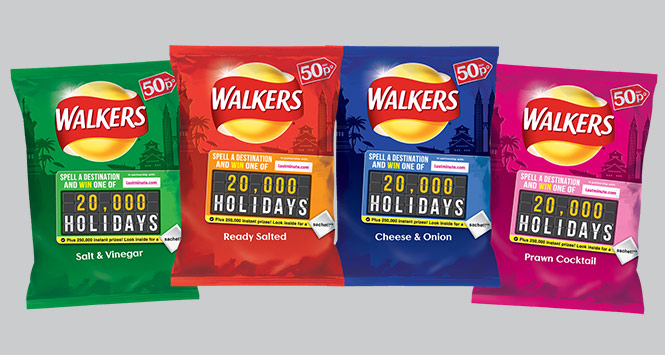 Walkers holiday competition packs