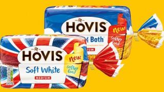 Hovis Soft White and Best of Both loaves