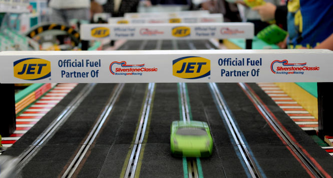 JET-branded slot car racing