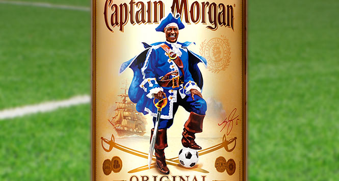 Wes Morgan limited edition Captain Morgan rum