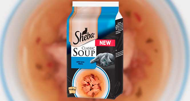 Sheba cat soup