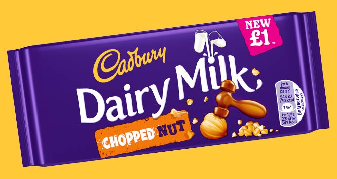 Cadbury Dairy Milk Chopped Nut tablet