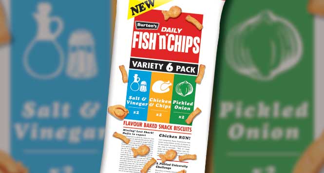 Burton's Fish n Chips variety pack