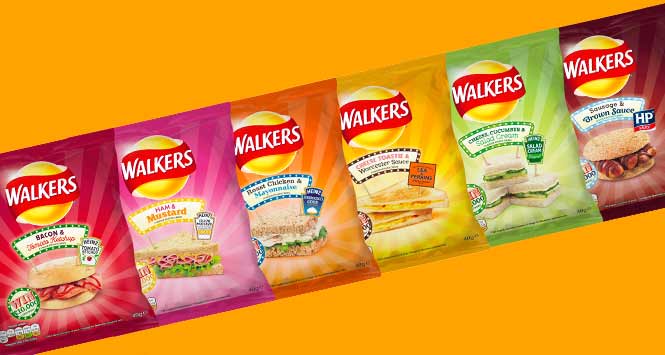 Walkers sandwich-flavoured crisps