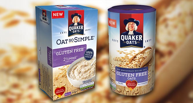 Quaker Oats gluten-free range