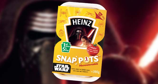 Star Wars themed Heinz Duo Pots