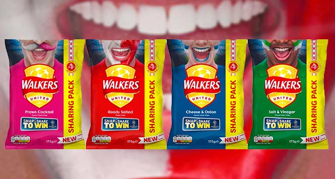 Walkers Snap n Share promotional packs
