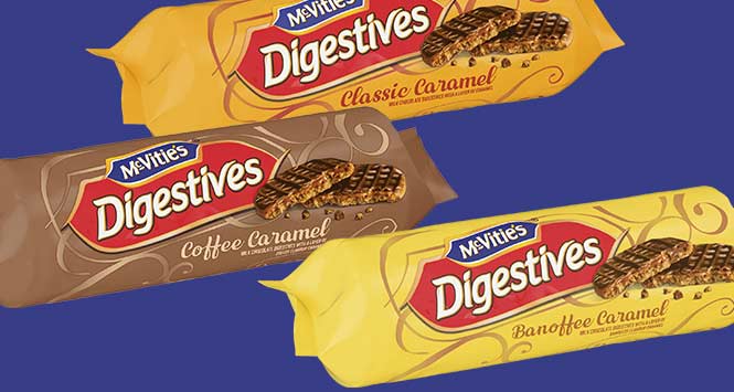 McVitie's Digestives Caramel range