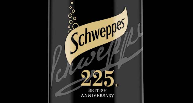 Schweppes anniversary packaging